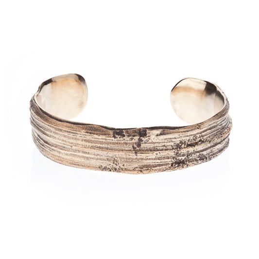 Lined Oak Cuff in Bronze