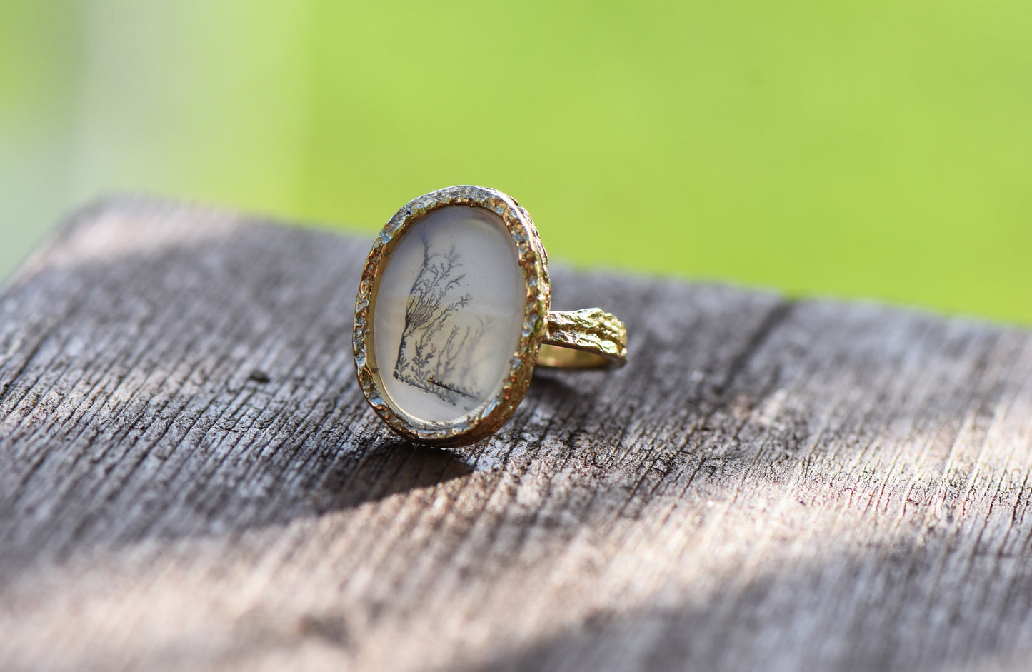 9ct Gold London Plane - Winter
