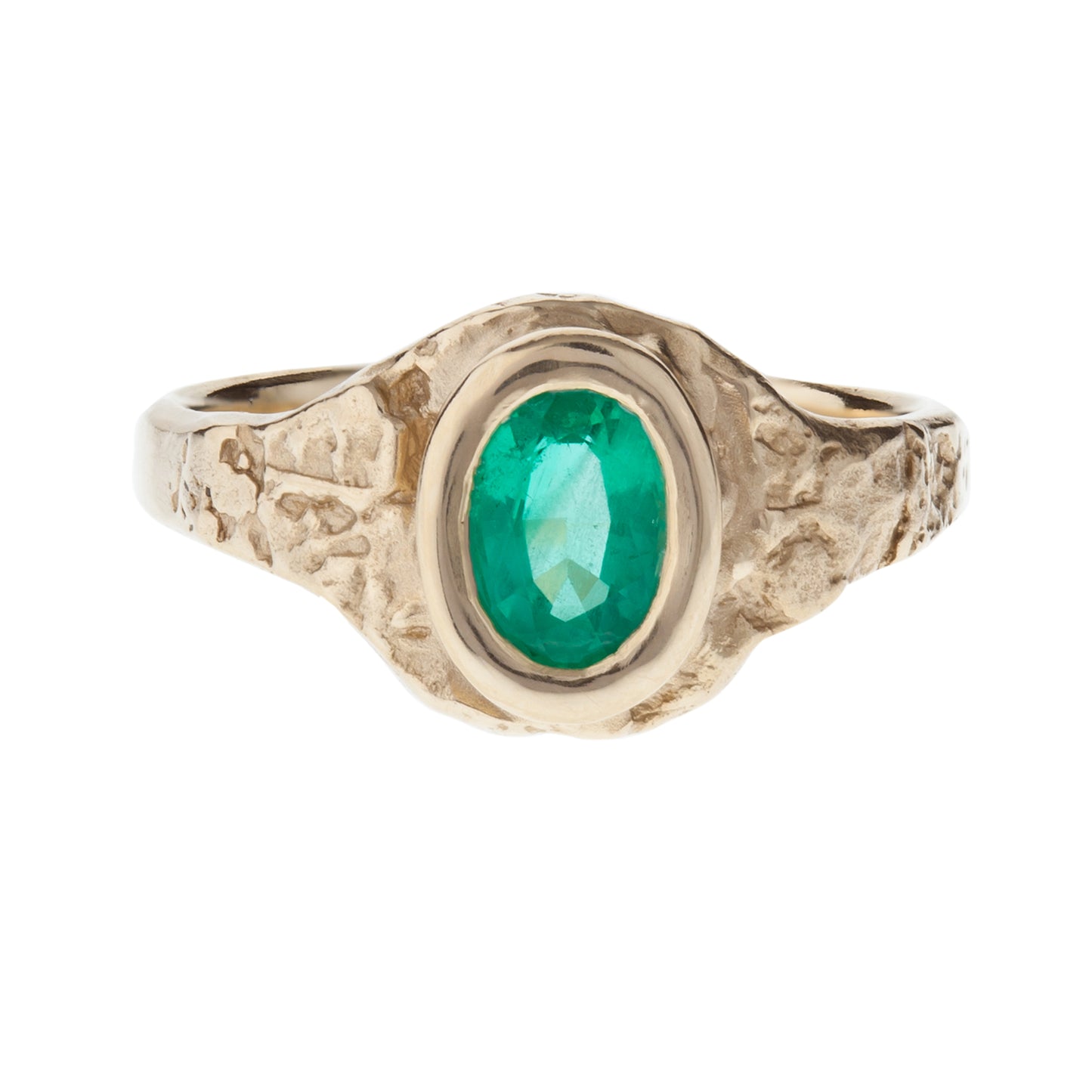9ct Oak Signet Ring