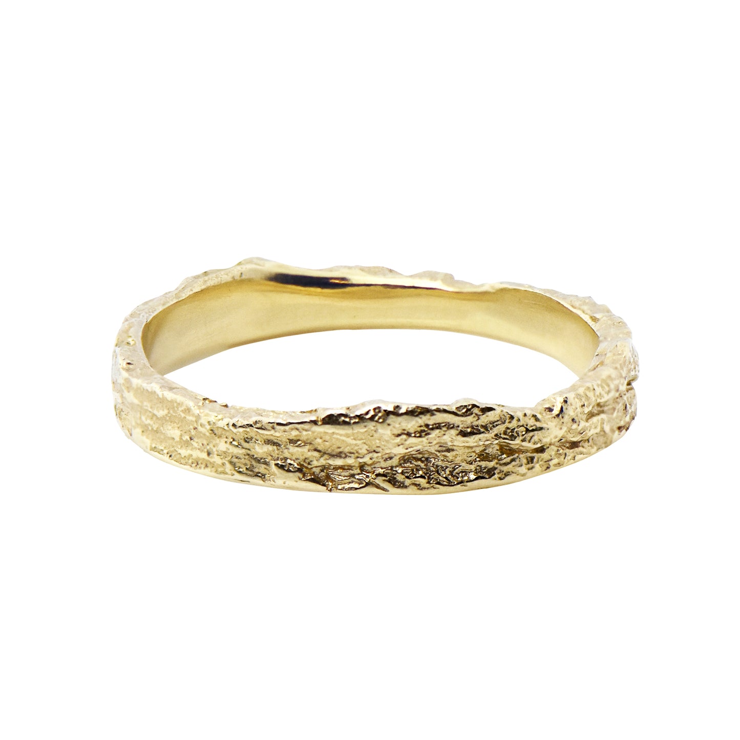9ct Gold Skinny London Plane Ring
