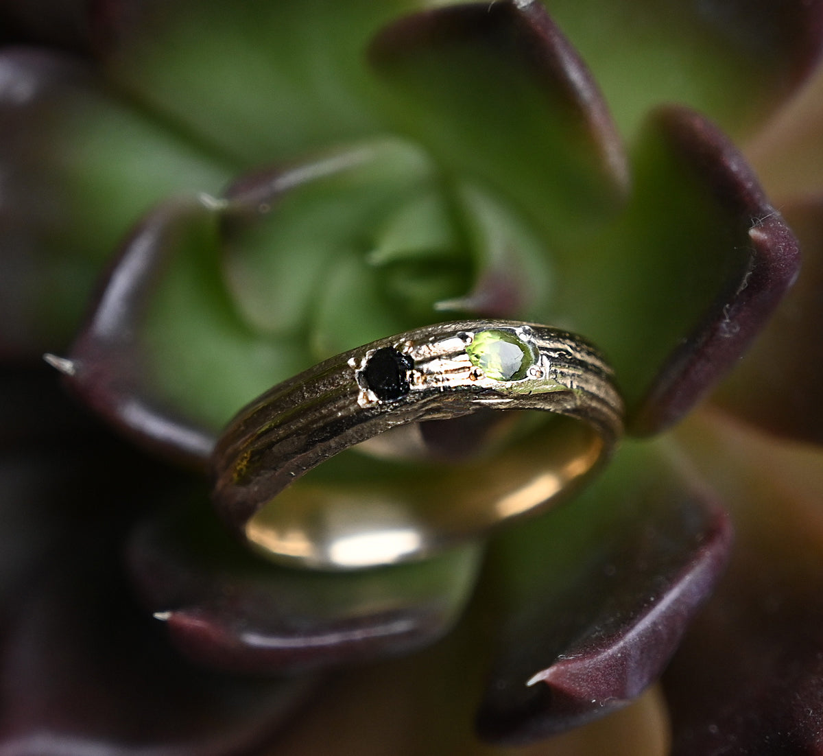 D Band Diamond and Peridot