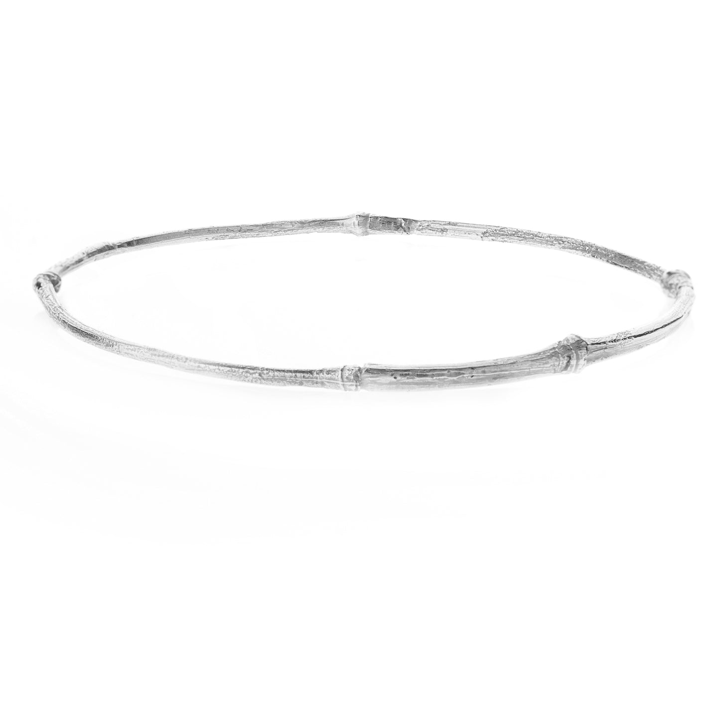 Silver Bamboo Bangle