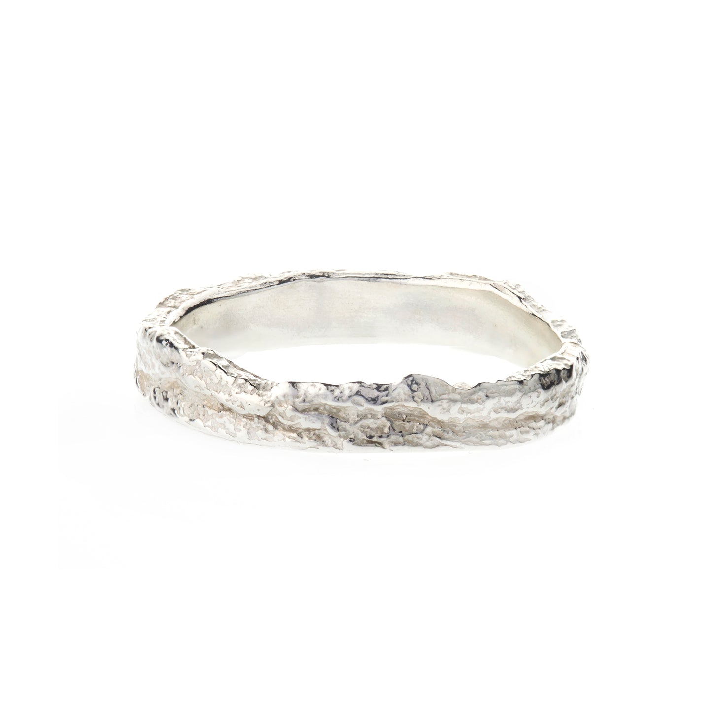 Silver Skinny London Plane Ring