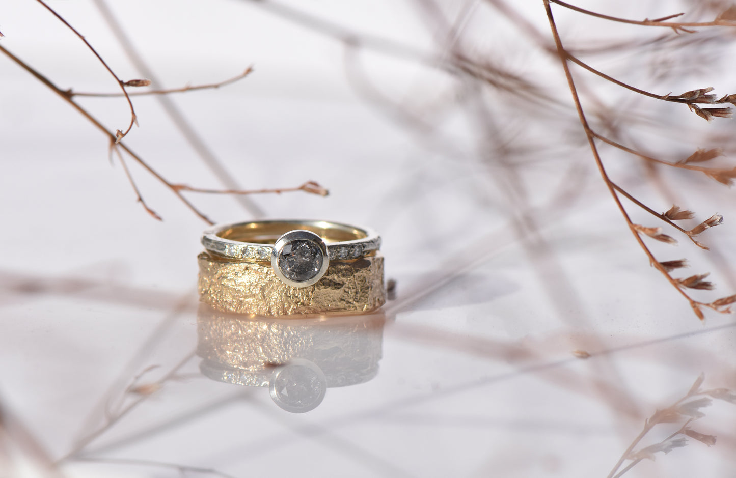 6mm Beech band - 9ct yellow gold