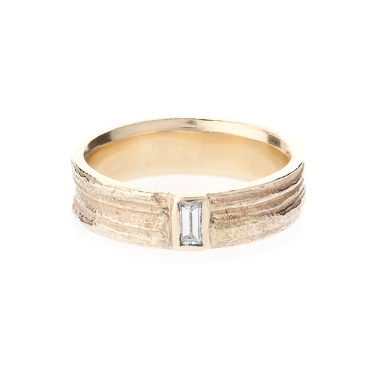 Oak Baguette Diamond Ring