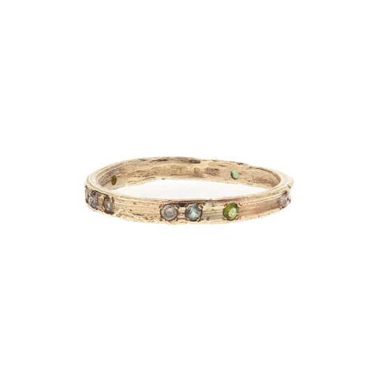 Corkscrew Willow Eternity Ring