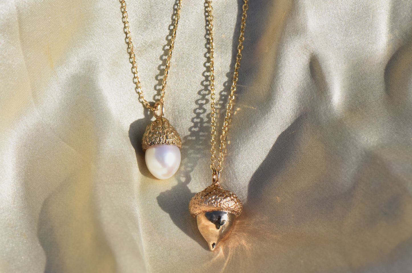 Bronze Acorn Necklace