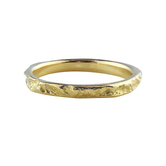 9ct Gold Skinny Hawthorn Ring