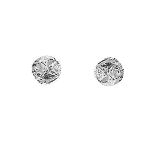 London Plane Round Silver Studs