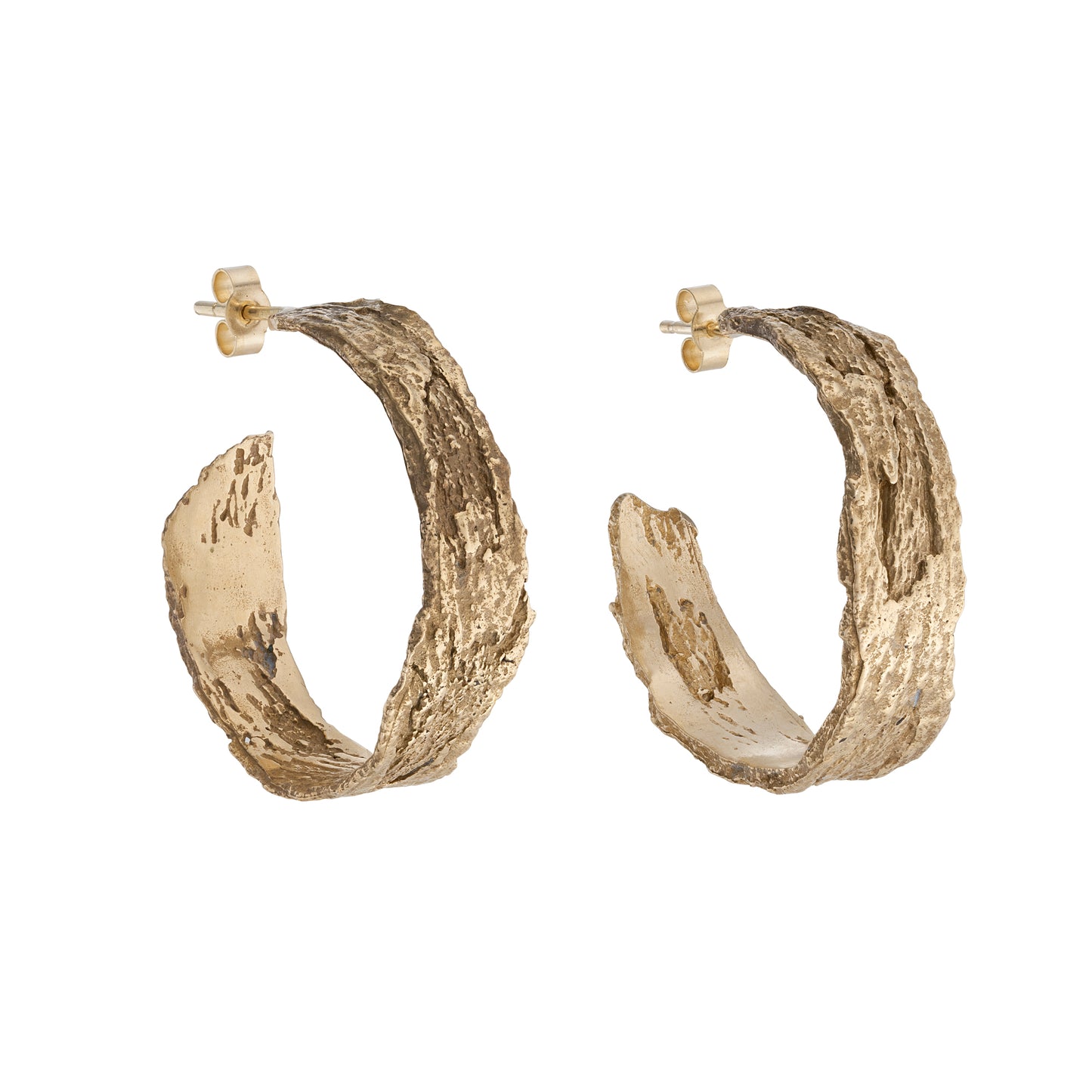 Large Bronze London Plane Hoops