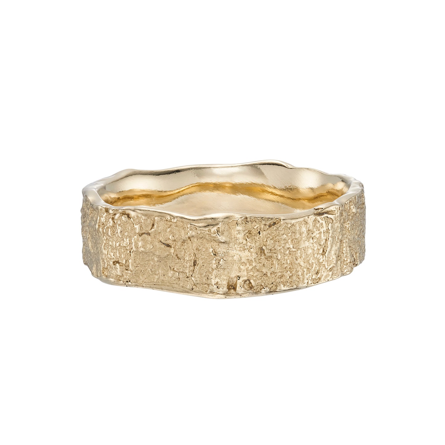 6mm Beech band - 9ct yellow gold