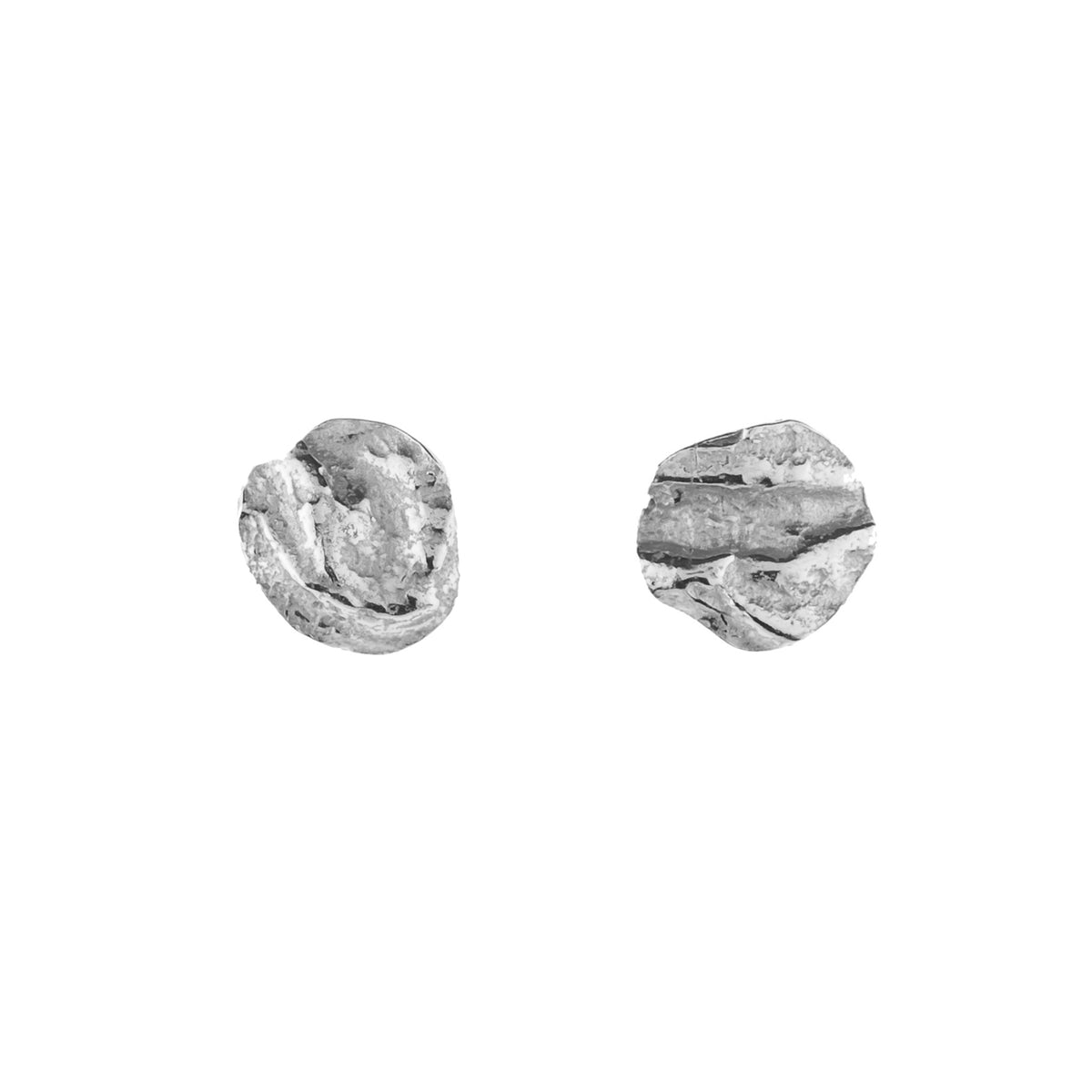 Apple studs - silver