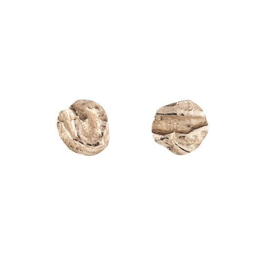 Apple studs - 9ct gold