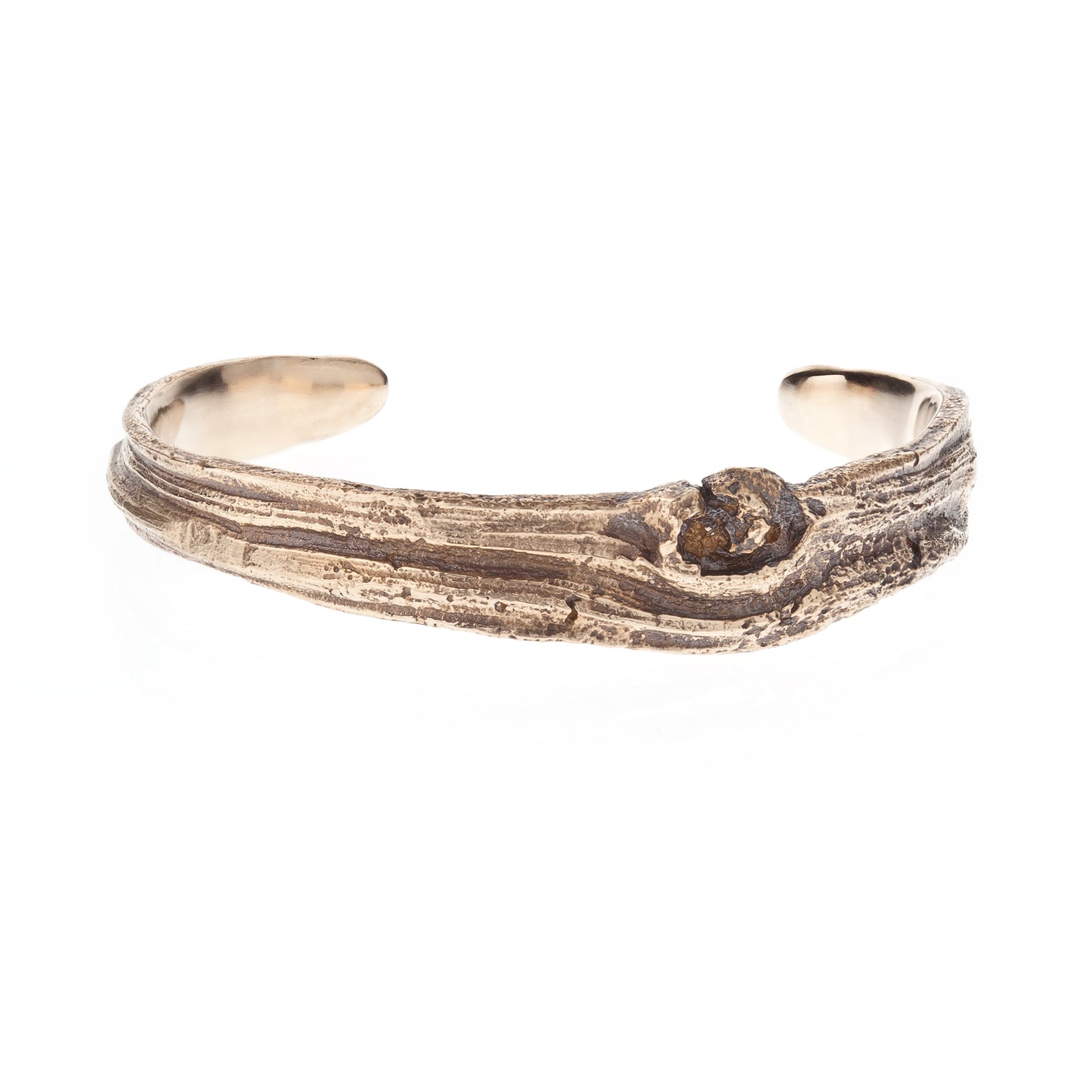 Oak Knot Cuff in Bronze