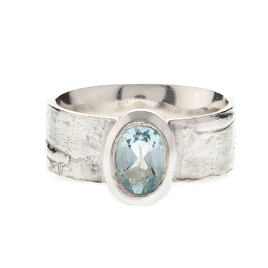 Silver Birch and Aquamarine