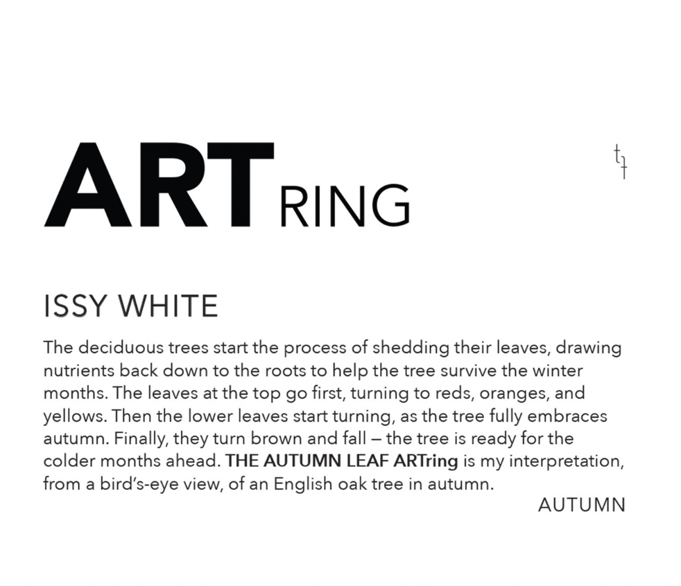 Autumn Leaf - Tomfoolery Art Ring 2025