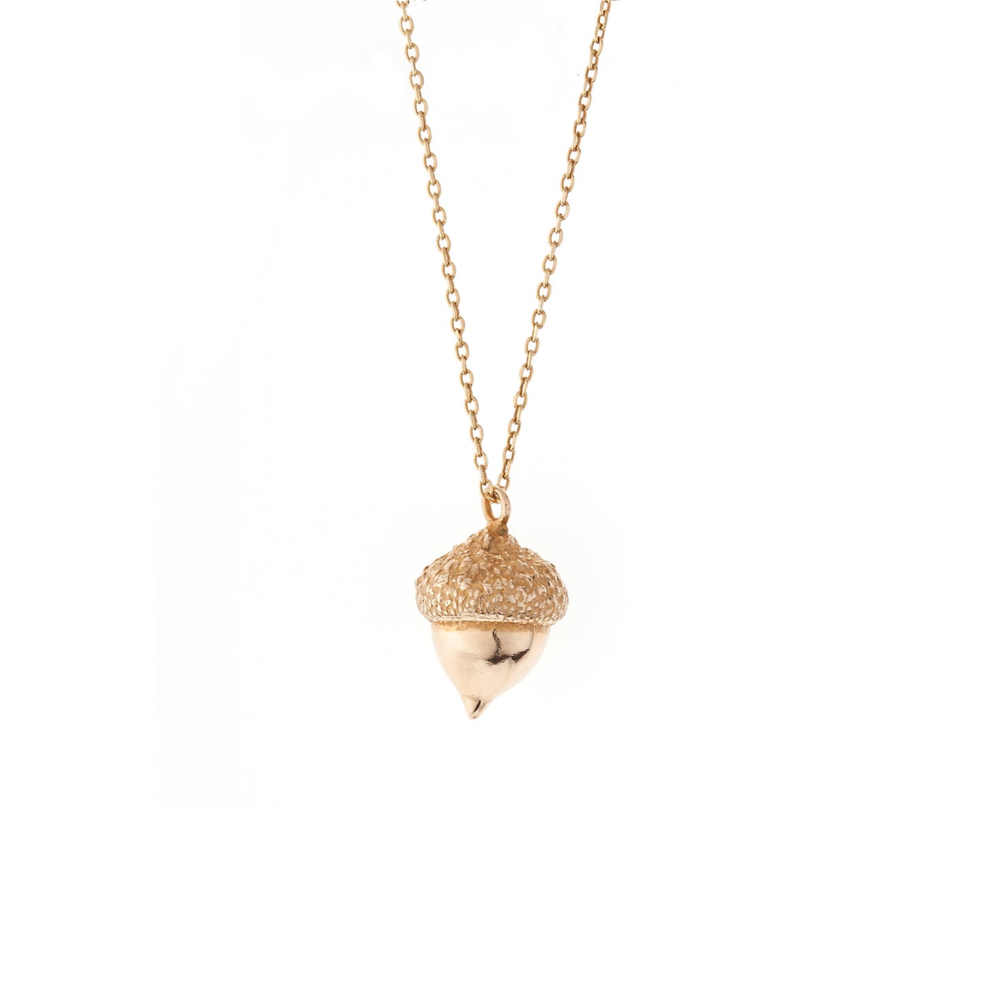 Acorn necklace - bronze