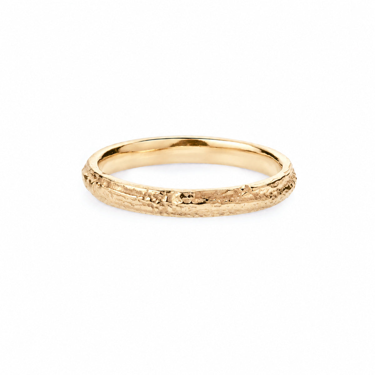 Skinny Inside Oak ring - 9ct gold