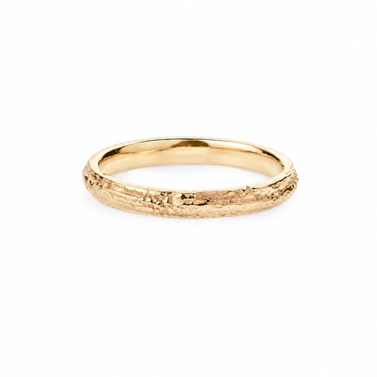 Skinny Inside Oak ring - 9ct gold