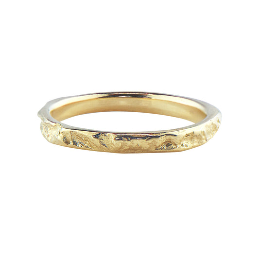 9ct Gold Skinny Hawthorn Ring