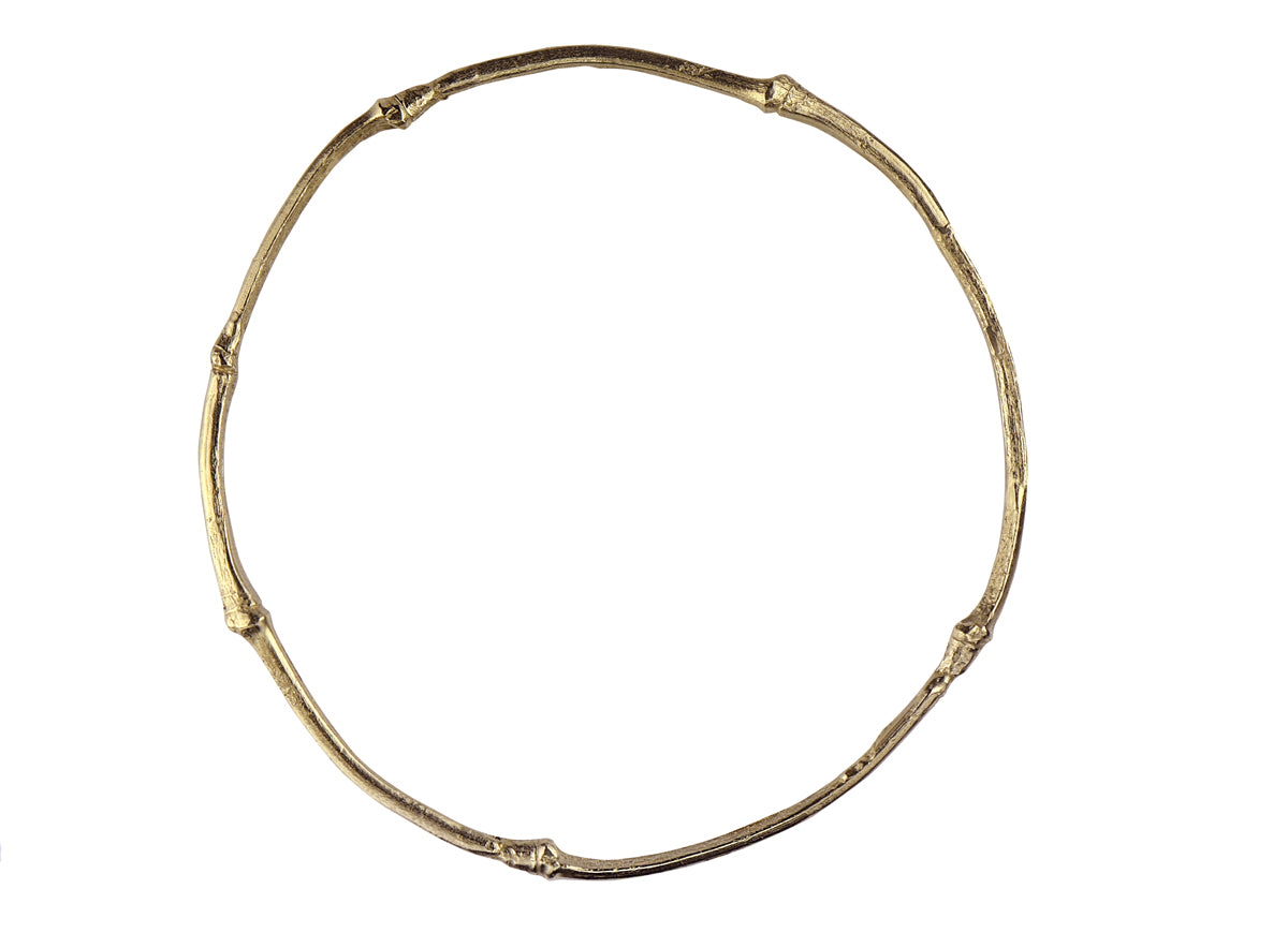 Bamboo Bangle in 9ct Gold