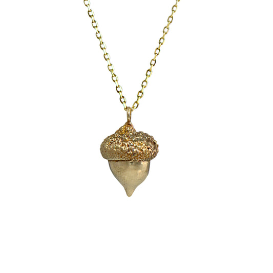 Bronze Acorn Necklace